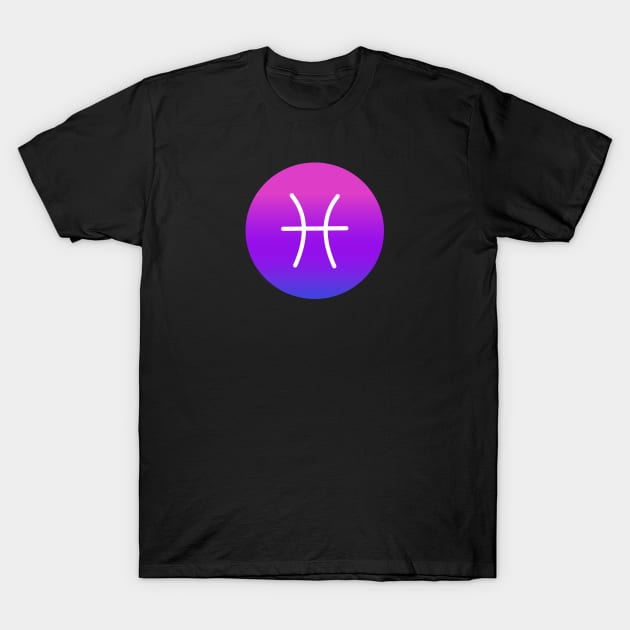 Gradient Zodiac Pisces T-Shirt by TheSoldierOfFortune